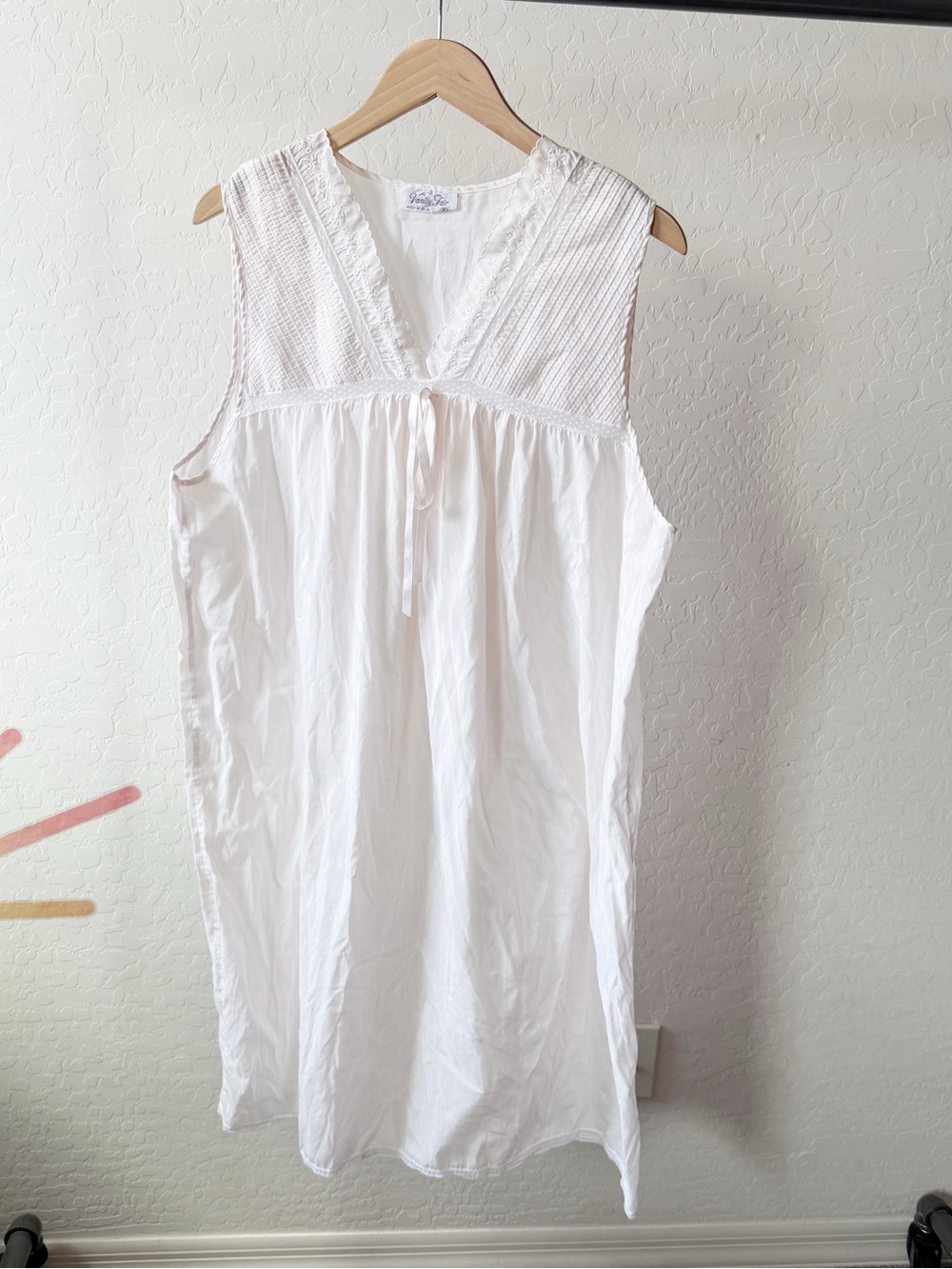Vintage Vanity Fair Cottagecore Pale Pink Nightgown